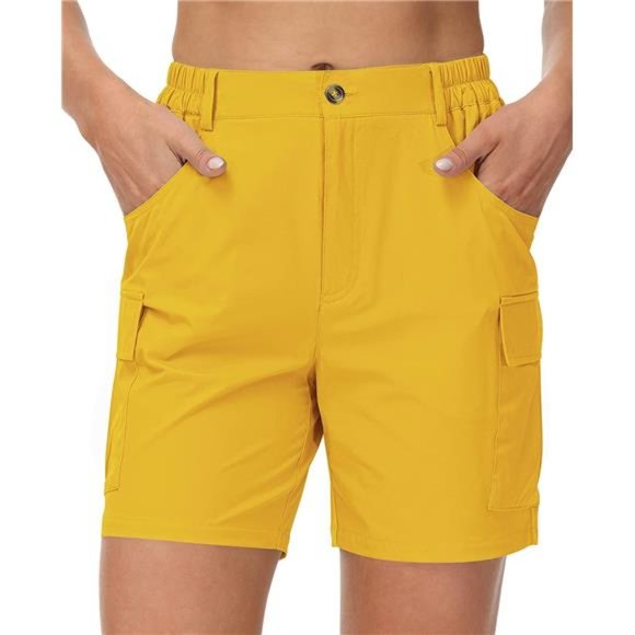 Shorts Womens Hiking Cargo Bermuda Shorts 57 Quick Dry Lounge Stretch